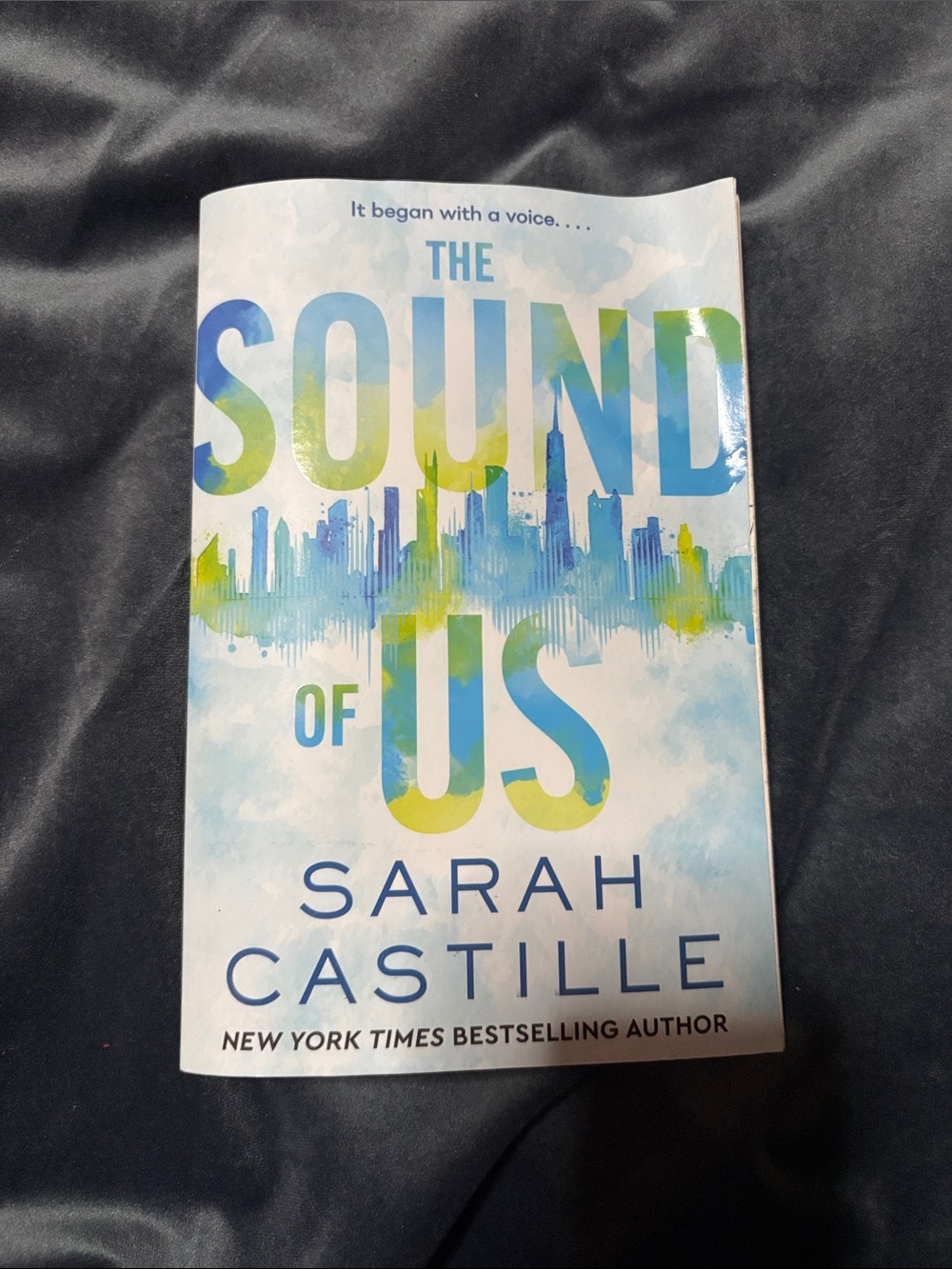 The Sound of Us by Sarah Castille - Blue & Green Cover Paperback